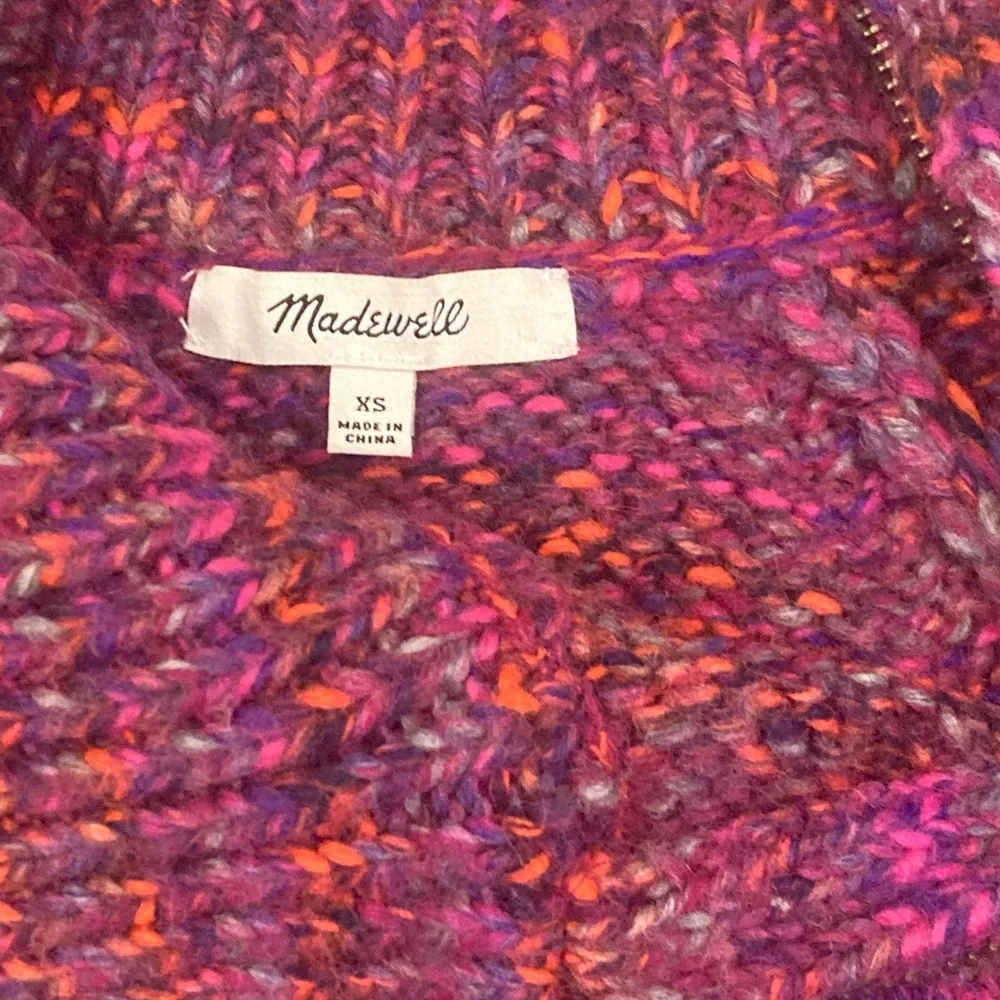 Madewell 💗 GUC 💗 turtleneck sweater with zipper on side. Size: XS - Picture 11 of 12